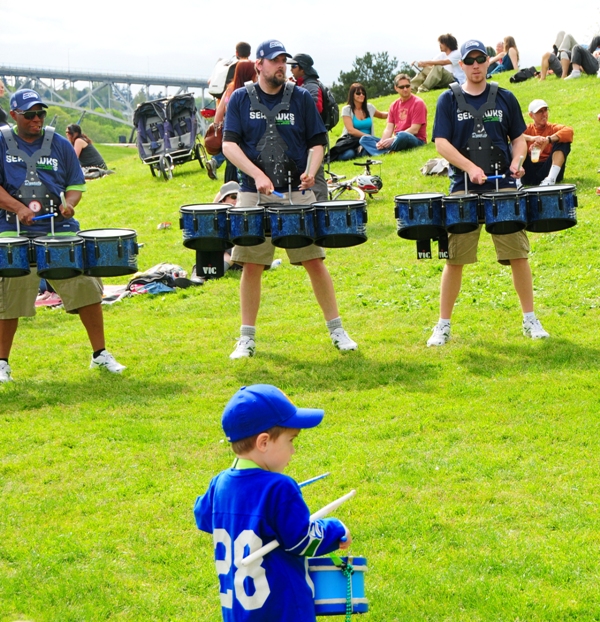 It got pretty loud at Gasworks on Saturday with Honk Fest, a