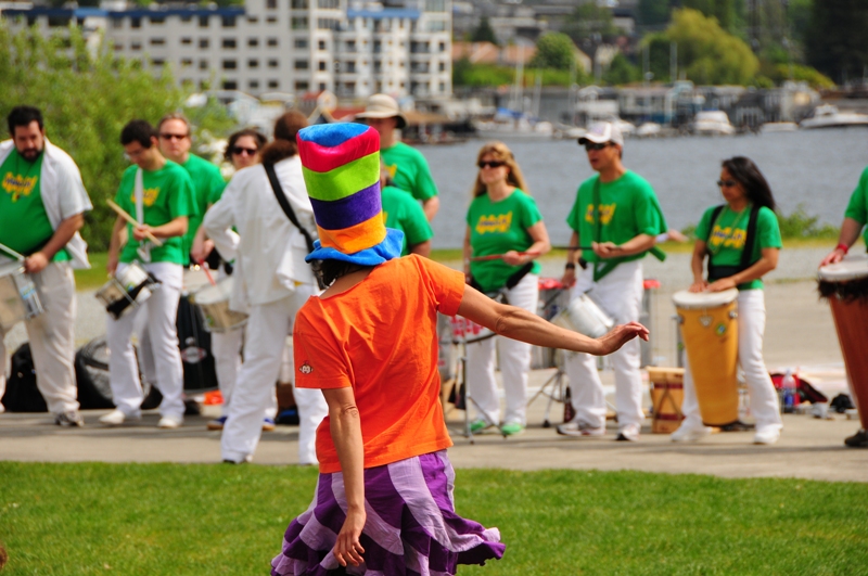 It got pretty loud at Gasworks on Saturday with Honk Fest, a