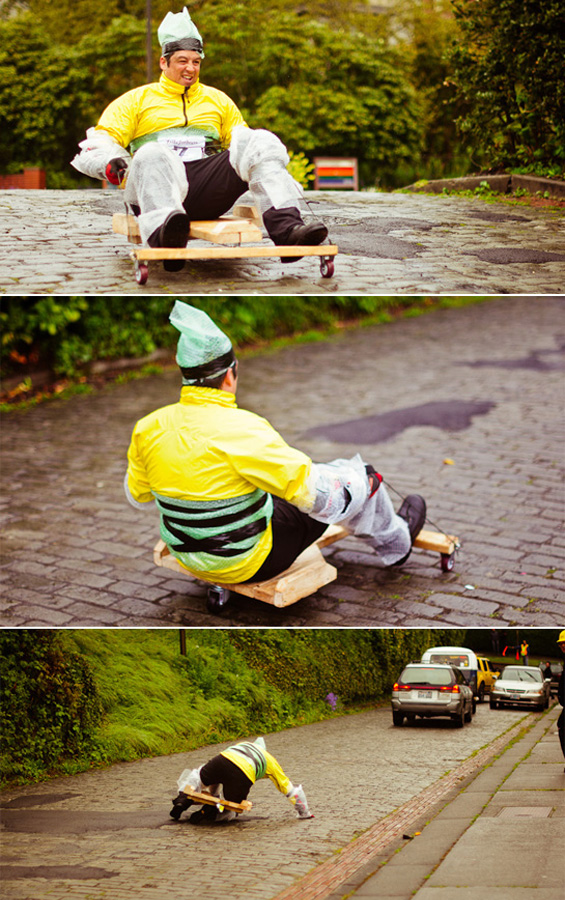 On a rainy Sunday, Trike for Beers 2011 - a fundraiser for