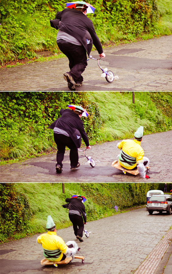 On a rainy Sunday, Trike for Beers 2011 - a fundraiser for