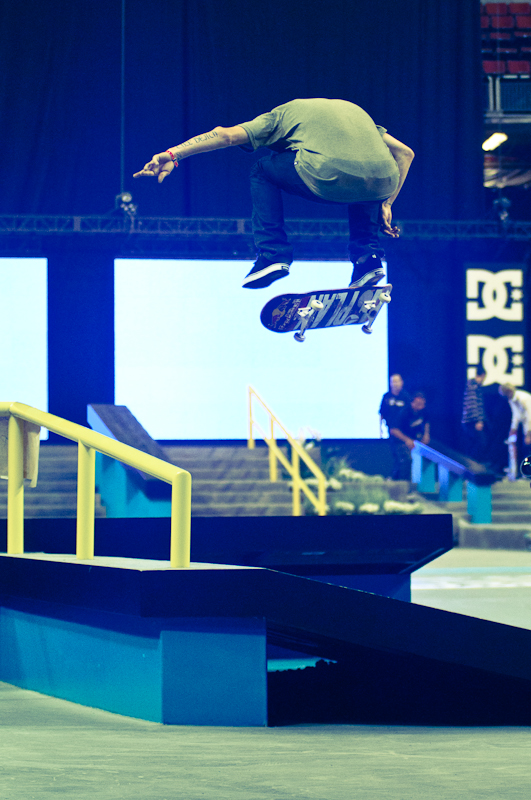 Ryan Sheckler shows off his big jumps.