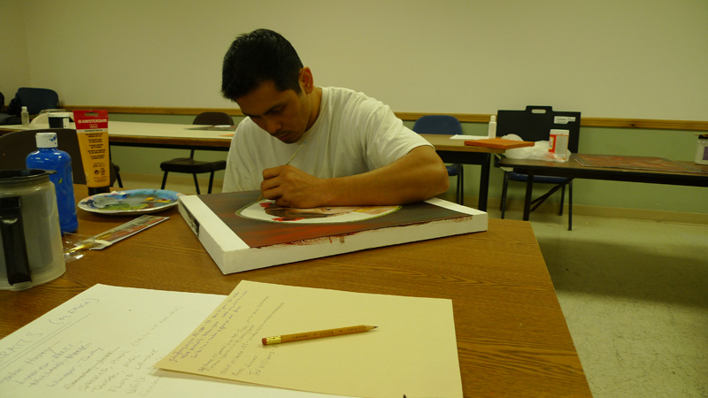 "In a classroom 30 miles northeast of Seattle, a dozen art students