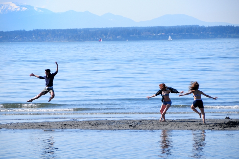 Students from Pacific Northwest Ballet.