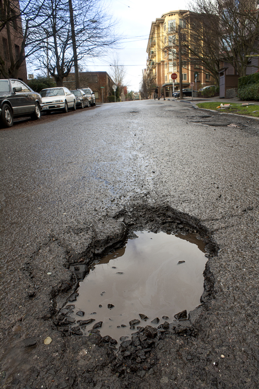 It lurks around every corner, waiting to pounce - Seattle's greatest predator: