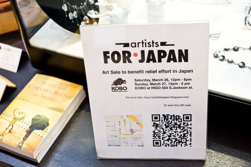 Artists and art lovers got together at Hijo this weekend to raise