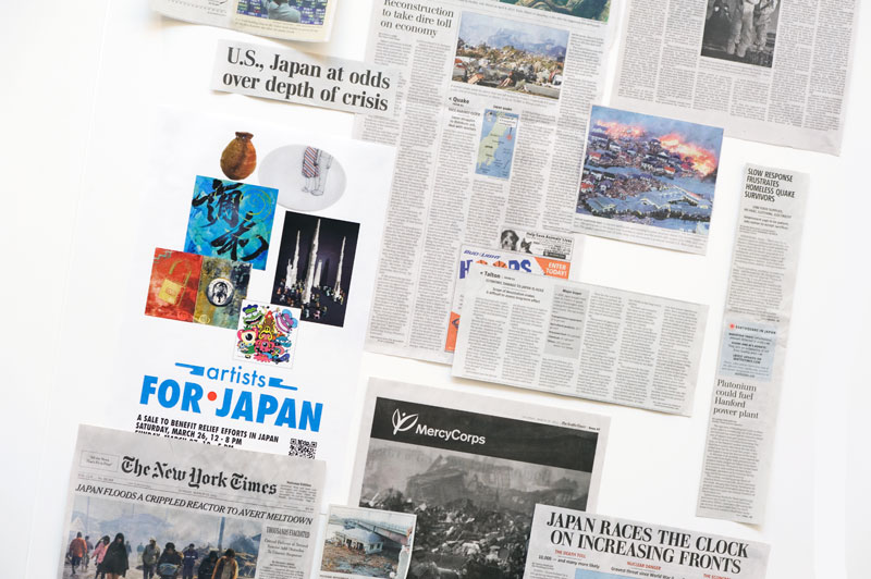 Artists and art lovers got together at Hijo this weekend to raise