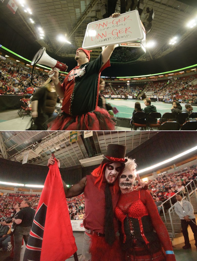 In the first bout for the 2011 home season standings, Grave Danger