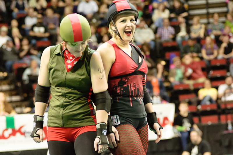 In the first bout for the 2011 home season standings, Grave Danger