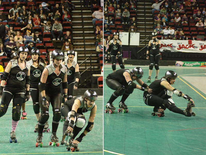 In the first bout for the 2011 home season standings, Grave Danger