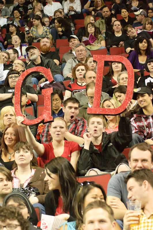 In the first bout for the 2011 home season standings, Grave Danger