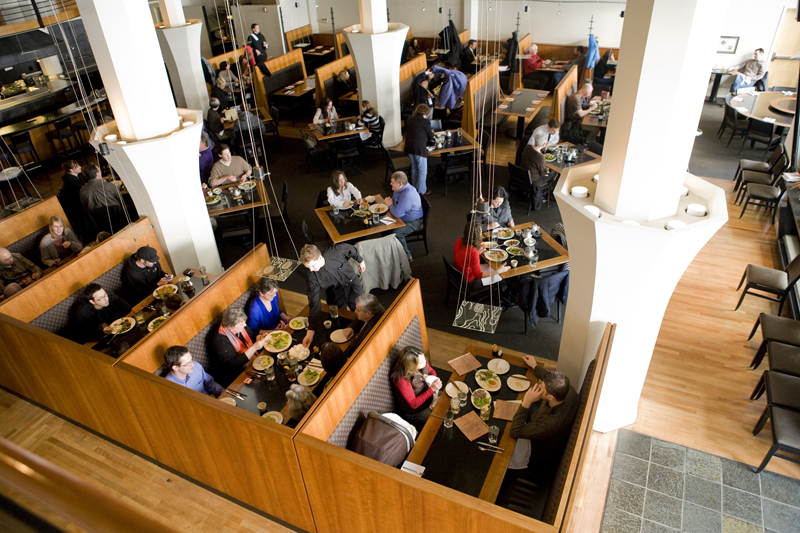 Looking down on the minions.