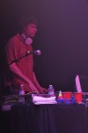 A DJ scratched in order to add those quintessential trip hop vibes.