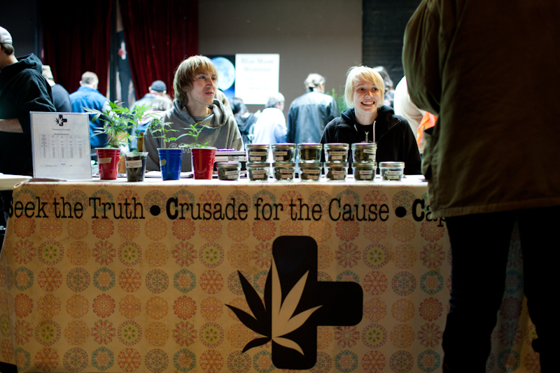 More than 600 people showed up Sunday for Seattle's first Cannabis Farmer's
