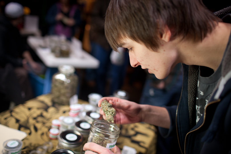 More than 600 people showed up Sunday for Seattle's first Cannabis Farmer's