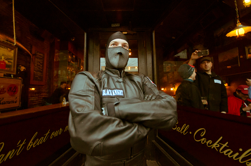 Superhero fans (and some "Real Life Superheroes") converged on Ballad Saturday night