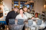 Owners Jeremy Price, Renee Erickson, and cook Anthony Pane.