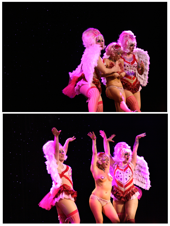 The Atomic Bombshells thrilled at their third annual Valentine's Day show on
