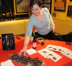 Last night lovers of chocolate, booze, and each other, showed up for