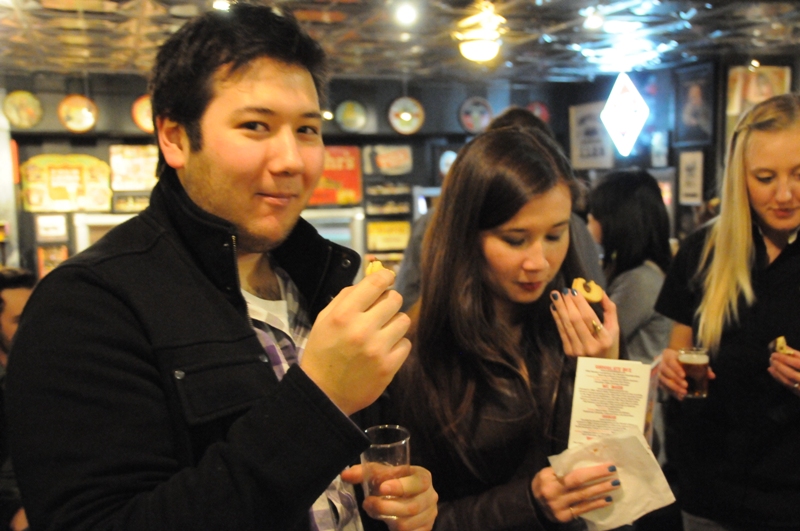 Last night lovers of chocolate, booze, and each other, showed up for