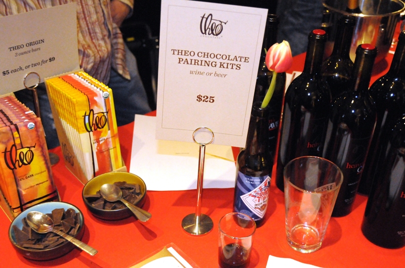 Last night lovers of chocolate, booze, and each other, showed up for