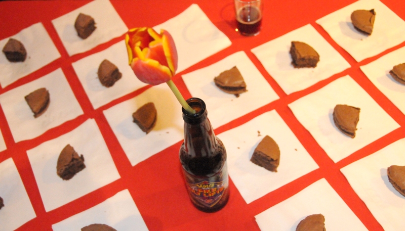 Mistral KitchenaE™s French macaroon with Claudio Corallo ganache filling.