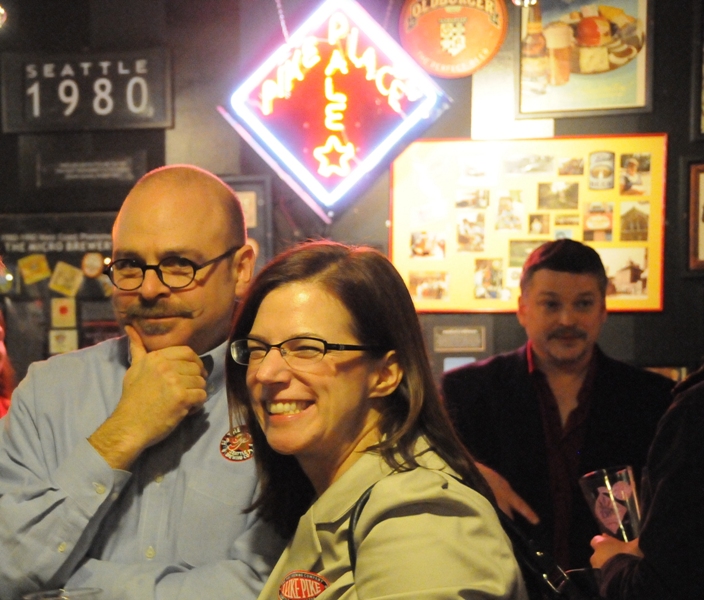 Last night lovers of chocolate, booze, and each other, showed up for