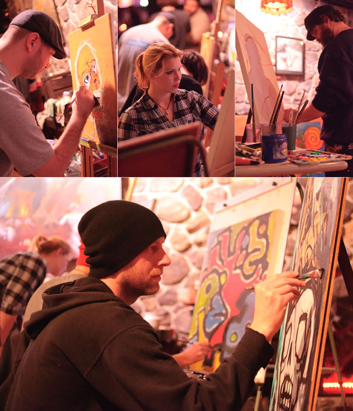 Last night's Happy Hour for Hope at Highline Bar was a huge