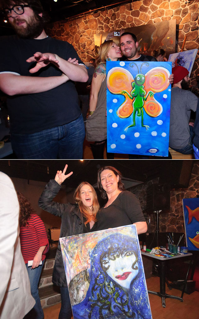Last night's Happy Hour for Hope at Highline Bar was a huge