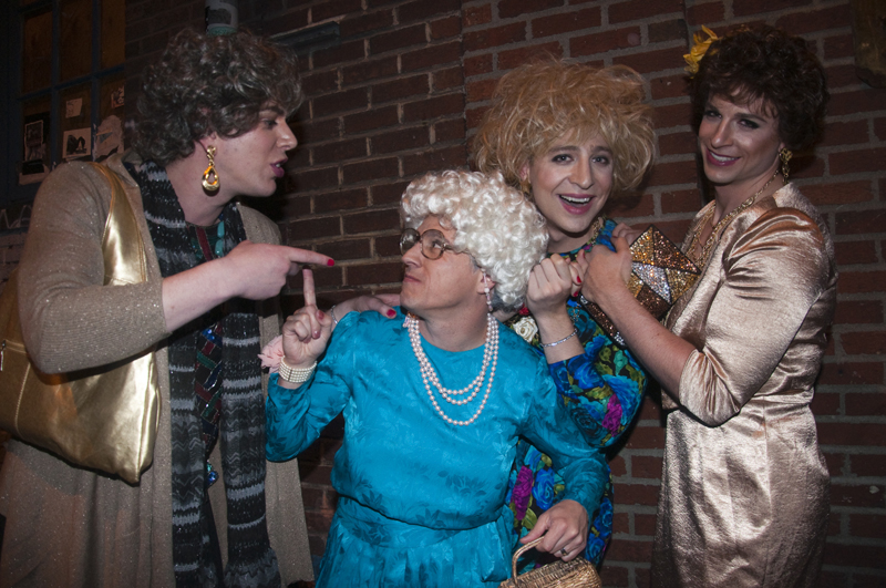 Honestly, could there be any better Halloween costume than four guys dressed up as the Golden Girls? Thank you for being original.