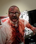 The 'walking dead' congregated - and held a costume contest - at October's ZomBcon convention. George A. Romero, the zombie king of America, put in an appearance.
