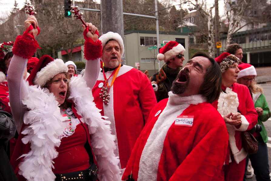 December's Santacon drew hundreds of participants and allowed Seattle to get in touch with 'Santarchy.'