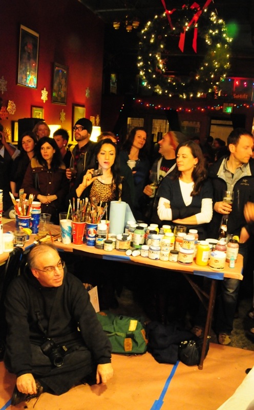 A good place to view the action.