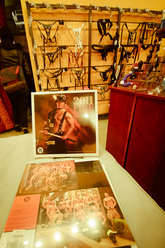 Sexy firemen converged on Capitol Hill last night to shill sexy pics