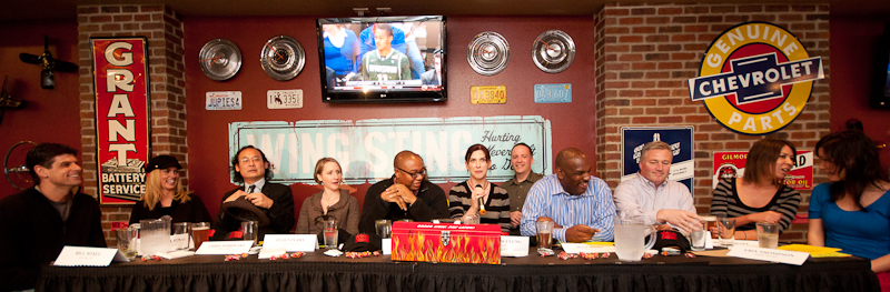 The contestants prepare for the challenge ahead of them.