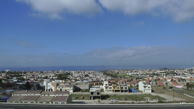 The view of the Playas neighborhood and the Pacific ocean from the clinic's veranda.