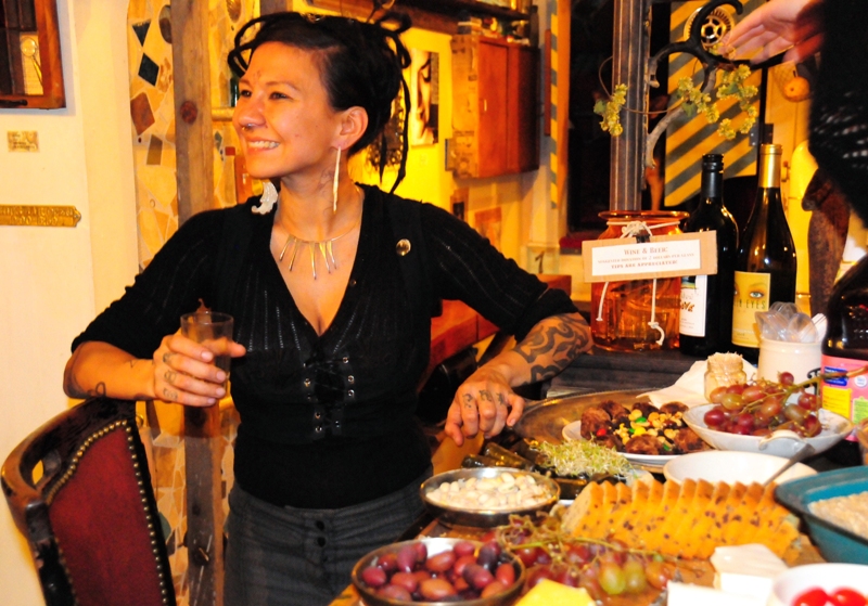 Nautilus Studio is operated by artists Yvette Endrijautzki (in photograph) and Jethaniel Spyder Peterka.