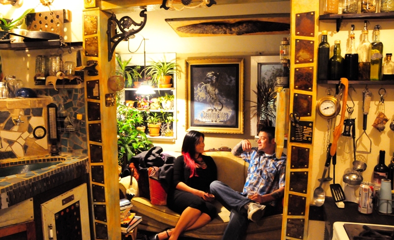 An interesting aspect of the Georgetown tour is that many of the studios are live/work spaces.