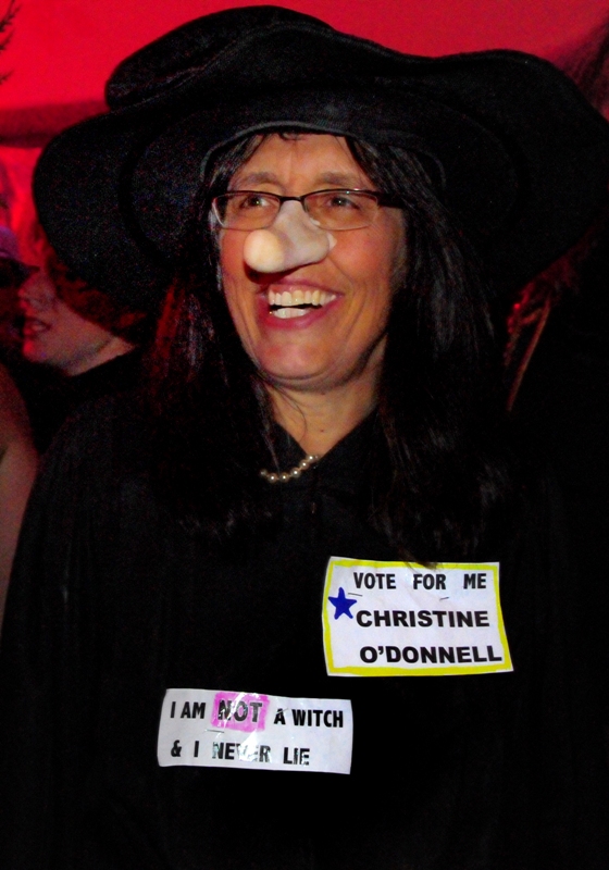 A politically timely costume.