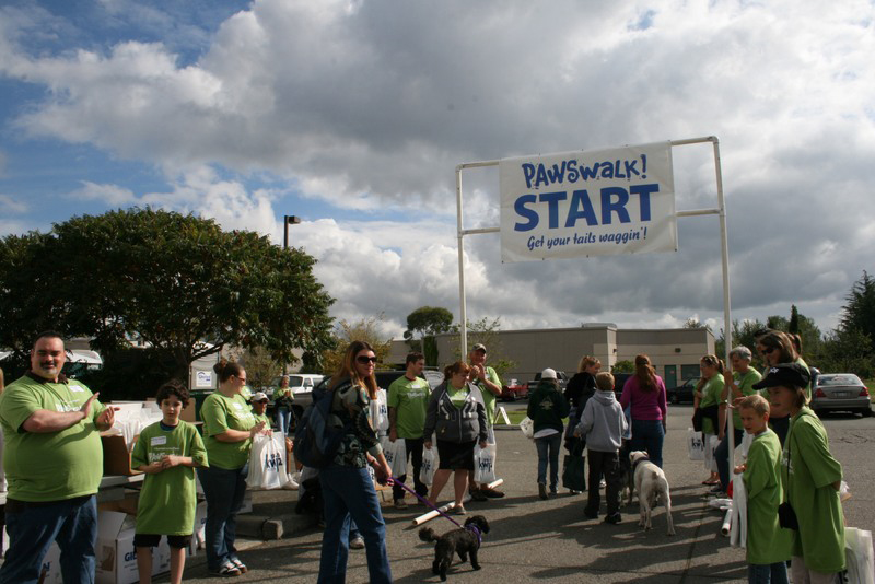 Saturday dawned bright for dogs, and the people who love them, to