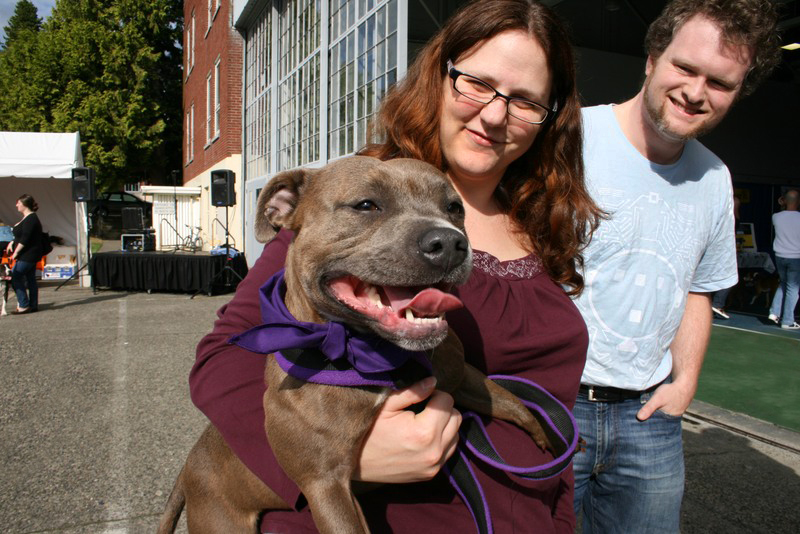 Saturday dawned bright for dogs, and the people who love them, to