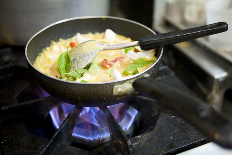 Curry in the making.