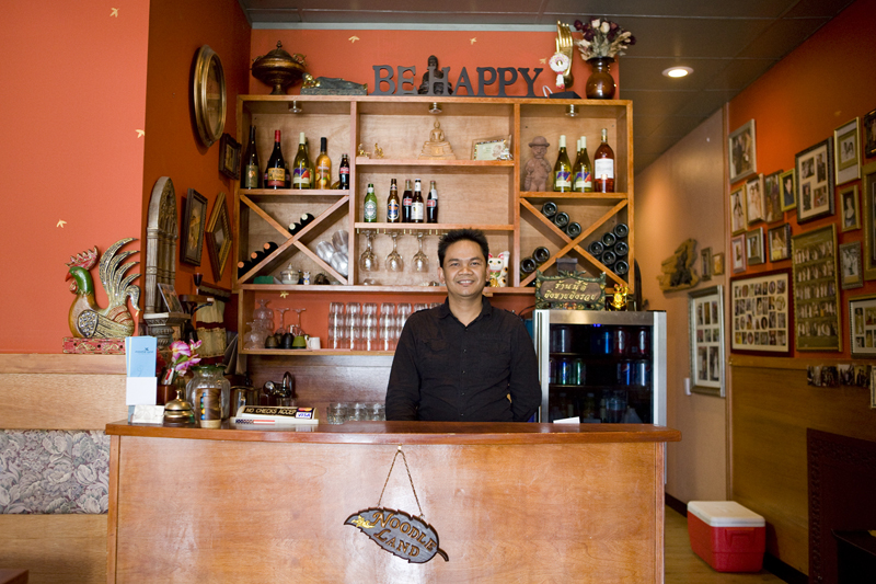 Meet Chanwit - he is your conduit to tasty noodles at Noodle Land.