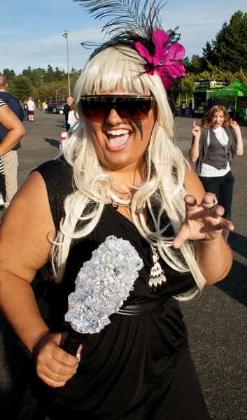 Lady Gaga performed at the Tacoma Dome this weekend and her Little