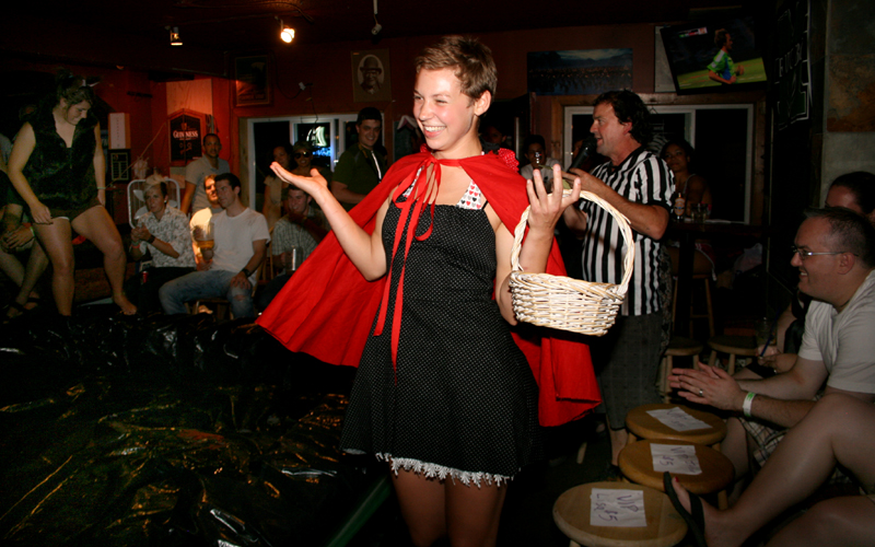 Yes, you are reading this right - LUBE wrestling. The ladies of