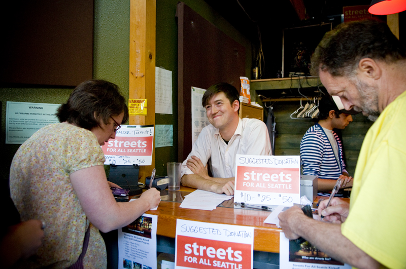 Streets For All Seattle held its big kick-off party last night at