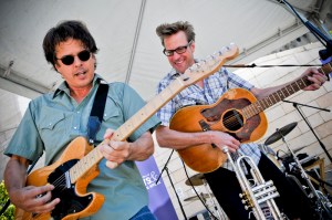 The Dusty 45s brought their full-throttle Americana to City Hall today for