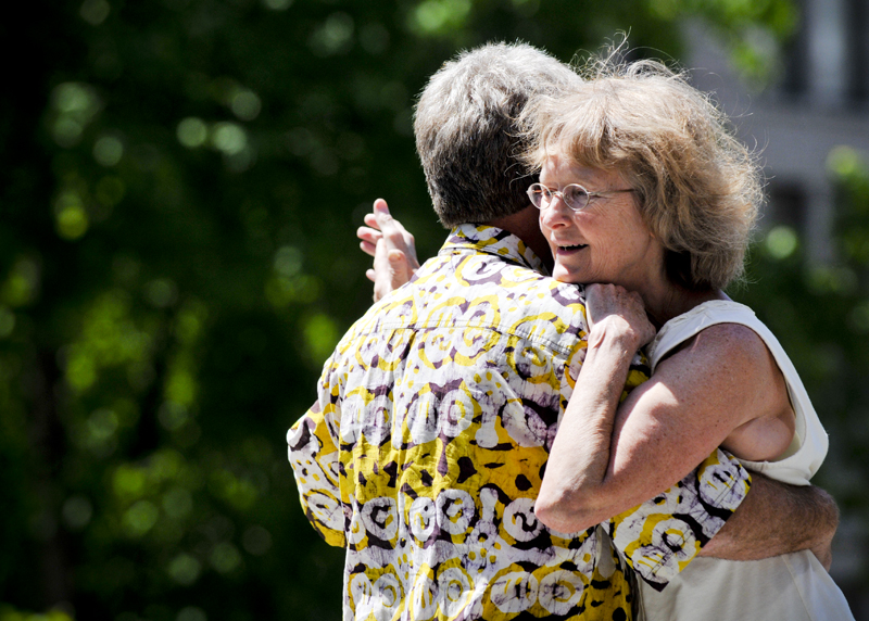 The Dusty 45s brought their full-throttle Americana to City Hall today for