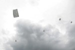 People fly kites at Gasworks Park during the Family 4th Picnic in Seattle, Wash., on Sunday, July 4, 2010. (Photo by Matthew Williams for The Seattle Weekly)