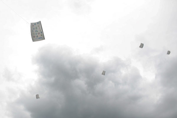 People fly kites at Gasworks Park during the Family 4th Picnic in Seattle, Wash., on Sunday, July 4, 2010. (Photo by Matthew Williams for The Seattle Weekly)