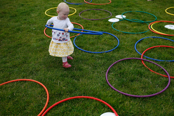 Penelope Geiger plays with one of the many hula hoops at Gasworks Park during the Family 4th Picnic in Seattle, Wash., on Sunday, July 4, 2010. (Photo by Matthew Williams for The Seattle Weekly)